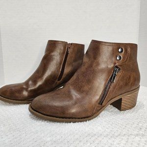 GH Bass & Co Leather Ankle Boots Women's‎ Size 9M